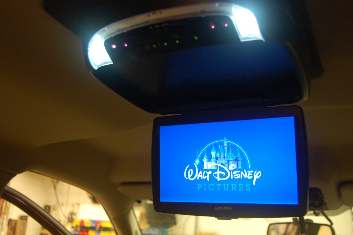 DVD drop-down display installed in Ram at Sound Investment In Columbus Ohio