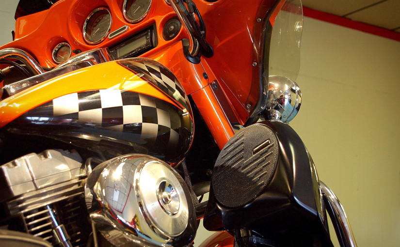 Harley Davidson Electra Glide Standard replacement audio system installed at Sound Investment in Columbus Ohio