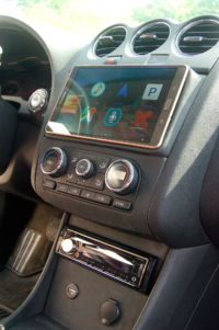 Nissan Altima Samsung Android tablet computer sound system fabricated and installed at Sound Investment in Columbus Ohio